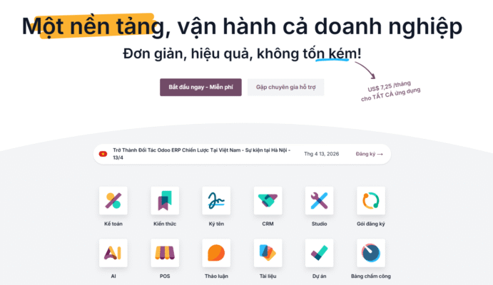 Odoo cung cấp những gì